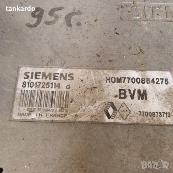 Компютър Двигател ECU за Renault Laguna 1.8 , SIEMENS, S101725114 , снимка 1