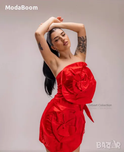 Стилна дамска рокля , снимка 1