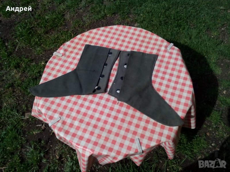 Стари брезентови калцуни,чорапи #2, снимка 1