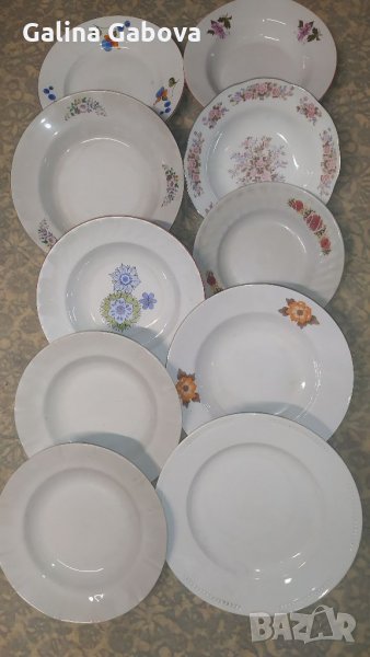 Старинни порцеланови чинии , снимка 1