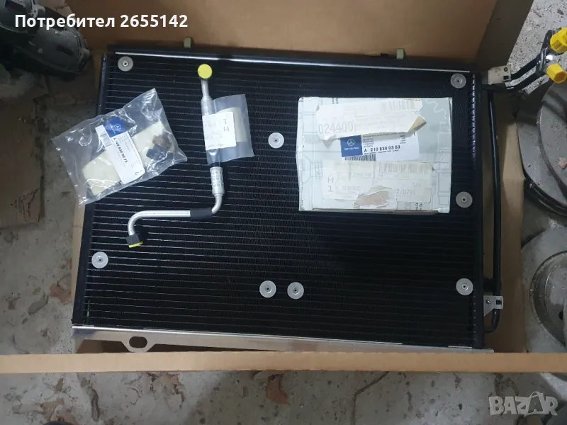  Климатичен радиатор за мерцедес С ,СЛК  класа Пълен комплект, снимка 1