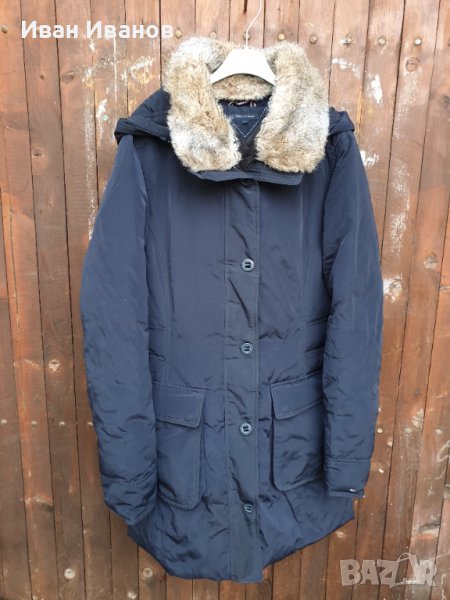 дълго стилно пухено яке / парка Tommy Hilfiger   размер Л , снимка 1