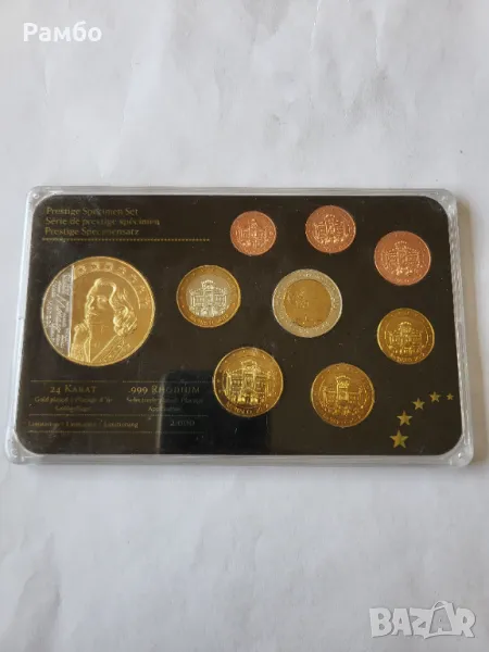 Монако. Комплект сонда 2012 "Грейс Кели" - Позлатени евро монети, снимка 1