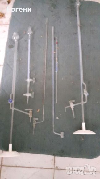 Лабораторна стъклария епруведки колби, снимка 1