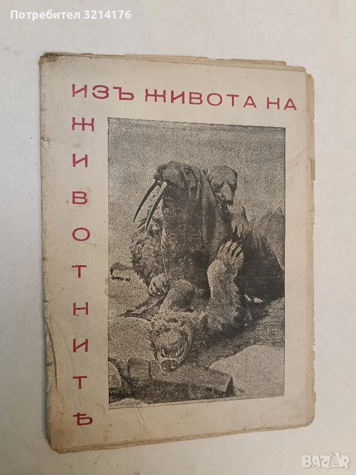 Изъ живота на животнитѣ – прев. Г. Гюлемезовъ, снимка 1