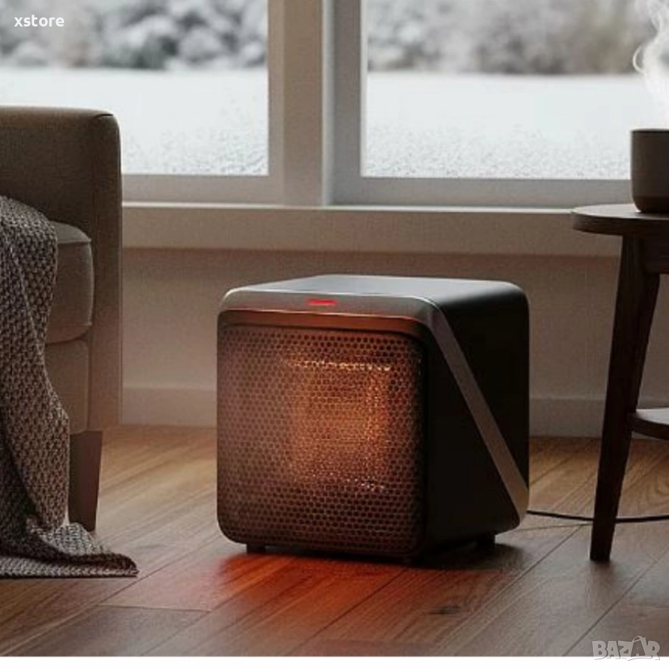 Отоплителна печка с вентилатор Rosberg R51970K, 500W , снимка 1