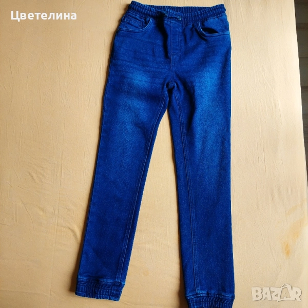 Ватирани дънки за момче 164 р-р, снимка 1