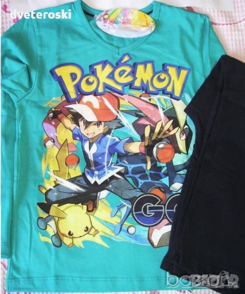 Детска пижама с дълъг ръкъв за момче ръст 110, снимка 1