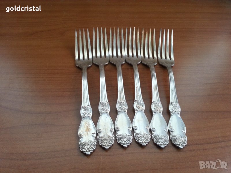 Руски посребрени вилици, снимка 1