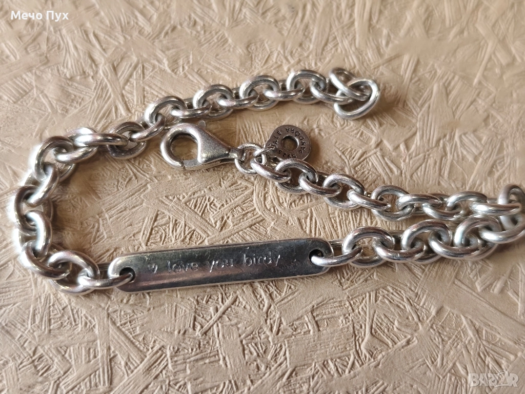 Сребърна гривна Пандора (332), снимка 1