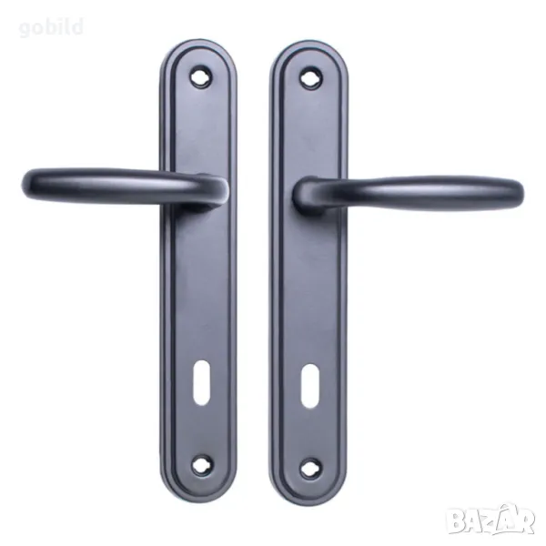 НАЙ НИСКА ЦЕНА!!! Дръжка врата 70 и 90 мм, черна Deka YALE БЪЛГАРИЯ, снимка 1