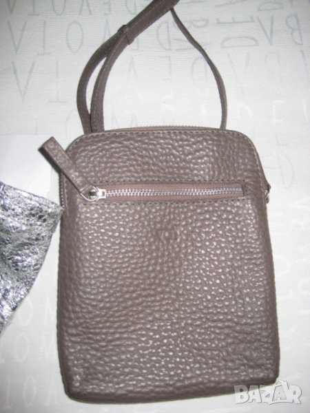 Малка ЕСТЕСТВЕНА КОЖА ЧАНТА, снимка 1