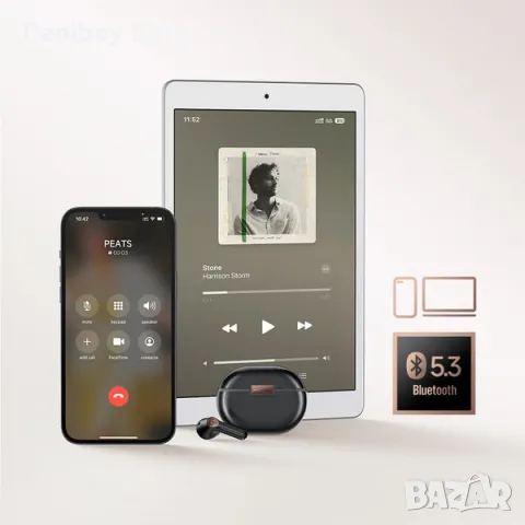 Безжични слушалки SoundPEATS Air4 със Snapdragon Sound AptX Adaptive Lossless, QCC3071 Bluetooth 5.3, снимка 4 - Bluetooth слушалки - 48459158