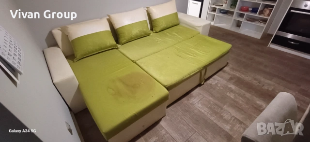 Ъглов диван 260/160, снимка 6 - Дивани и мека мебел - 53194671
