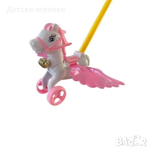 Буталка кон с блестящи крила, играчка за бутане, снимка 8 - Други - 50182987