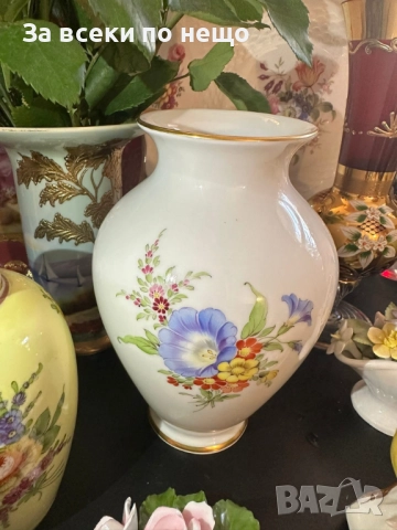 Höchst Porzellan-Manufaktur Germany  Mainz Circa 1977 Код P1692, снимка 7 - Вази - 52960336