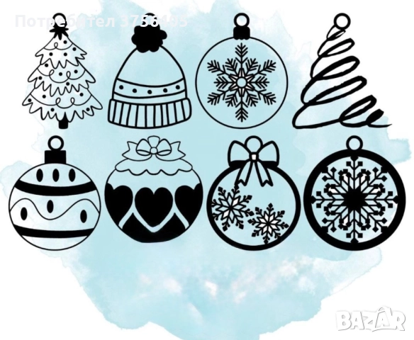 Коледни висулки, снимка 1