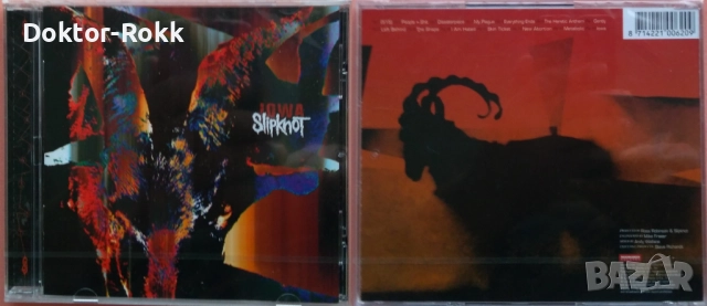 Slipknot – Iowa (2001) & Slipknot (1999) - оригинални дискове, снимка 2 - CD дискове - 44358309