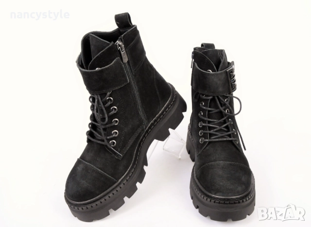 ЗИМА '25'26! Велурени дамски боти - Два цвята, снимка 7 - Дамски боти - 52289931