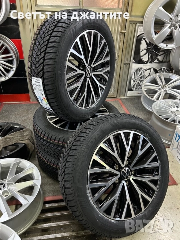 Джанти с Нови зимни Гуми за VW Golf 5 6 7 8 Caddy Touaran T-Roc Skoda Octavia , снимка 3 - Гуми и джанти - 51728198