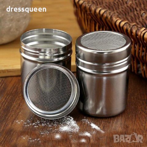 3351 Малко сито за поръсване с пудра захар на сладкиши, мекици и др., снимка 7 - Форми - 44014233