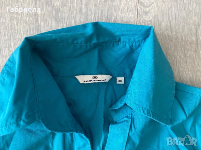 Ризи в син цвят, Tom Tailor, снимка 4 - Ризи - 51708020