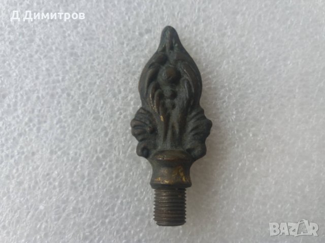 Емблема от антикварна лампа!, снимка 1