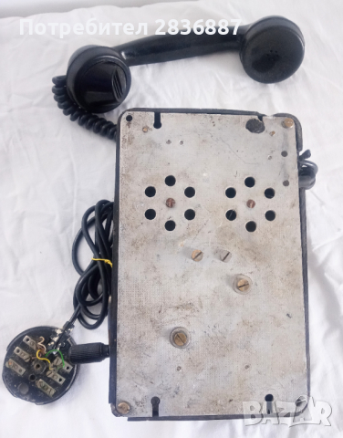 Бакелитен телефон "Ворошилов",за индукторно обаждане,, снимка 9 - Антикварни и старинни предмети - 36545351