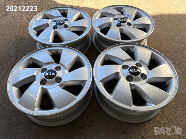 4 броя алуминиеви джанти за Kia Picanto I,15, снимка 3 - Гуми и джанти - 52224111