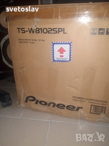 pioneer ts-w8102spl, снимка 1 - Тонколони - 38073297