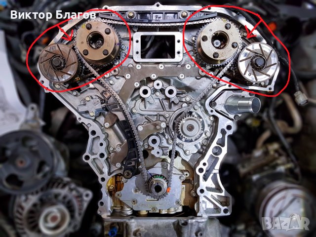 Къси вериги за VQ35HR / VQ37VHR - Infiniti / Nissan , снимка 7 - Части - 34295855