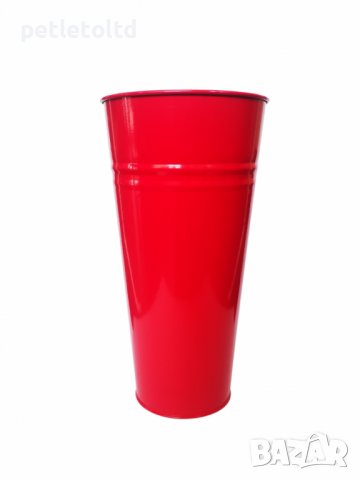 Ваза за цветя в атрактивен малиново червен цвят (сет от 6 бр), снимка 2 - Декорация за дома - 39841475