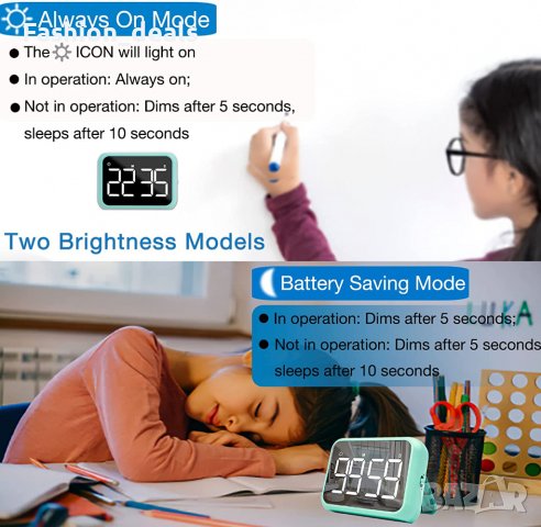 Нов Цифров кухненски таймер Голям LED дисплей обратно отброяване, снимка 6 - Друга електроника - 39914941