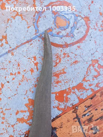 Нож -Крис, Дамаска стомана , снимка 4 - Антикварни и старинни предмети - 48991273