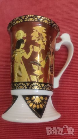 Златна чаша за чай Fathy Mahmout,ЕГИПЕТ. , снимка 1 - Чаши - 40626486