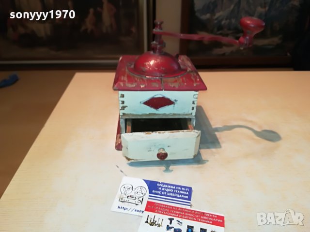 elma-антика ретро мелница-внос испания 1306211009, снимка 3 - Антикварни и старинни предмети - 33197505
