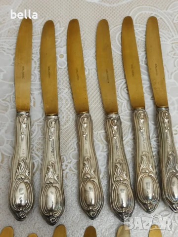 Сребърни стари прибори Солинген комплект , снимка 9 - Антикварни и старинни предмети - 50576022