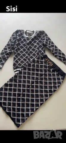 Комплект от пола и блуза плетиво, снимка 3 - Комплекти - 47273546