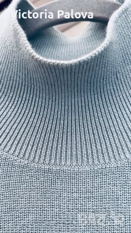 COS Швеция 100% вълна пуловер- кейп овърсайз, снимка 12 - Блузи с дълъг ръкав и пуловери - 52470933