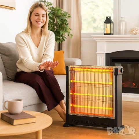 Кварцова печка LUXELL KS-2760, 2200W, 4 тръби, снимка 6 - Друга електроника - 52053226