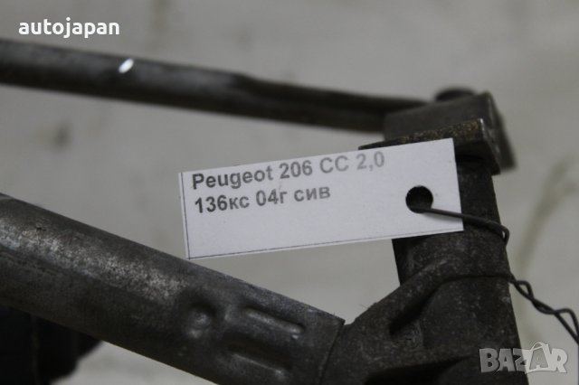 Лостов механизъм чистачки с моторче Пежо 206 цц 2.0 136кс 04г Peugeot 206 cc 2.0 136hp 2004, снимка 2 - Части - 43816071