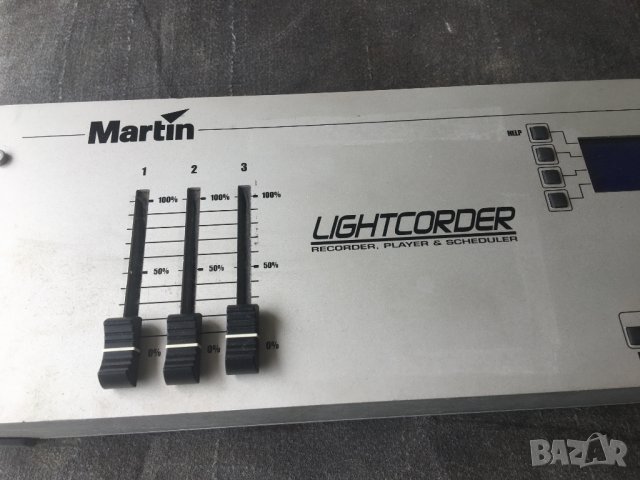 Martin LightCorder DMX Recorder, 19'', LCD Display, DMX In / Out XLR 3pol, снимка 15 - Други - 33185546