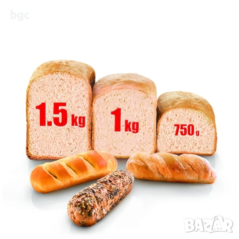  НОВА Хлебопекарна Tefal Home Bread Baguette PF610138, 1500 гр, 16 програми, Бяла 24 МЕСЕЦА ГАРАНЦИЯ, снимка 3 - Хлебопекарни - 50463602