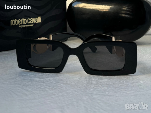 Roberto Cavalli  дамски слънчеви очила правоъгълни, снимка 6 - Слънчеви и диоптрични очила - 44884959