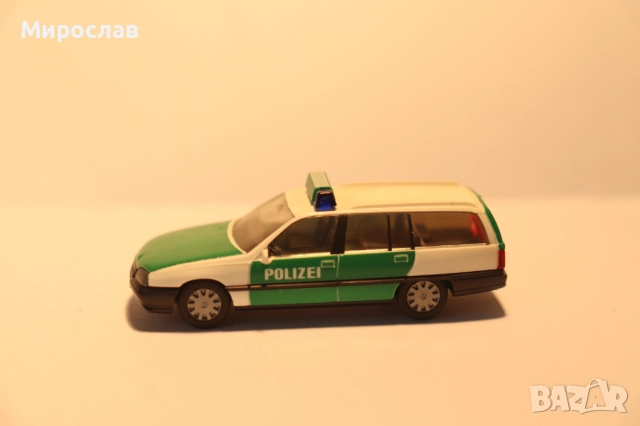 HERPA 1/87 H0 OPEL OMEGA POLICE ПОЛИЦИЯ КОЛИЧКА МОДЕЛ