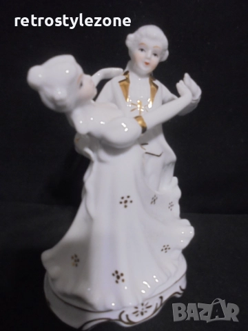№ 8277 Колекционерска порцеланова фигура – танцуваща двойка , снимка 4 - Други ценни предмети - 51841168