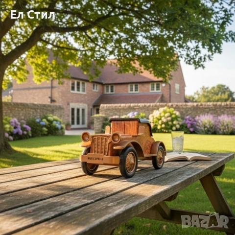 Bluetooth радио колонка A9, 5W, 1500mAh — стилен дървен дизайн, снимка 5 - Bluetooth тонколони - 53565416