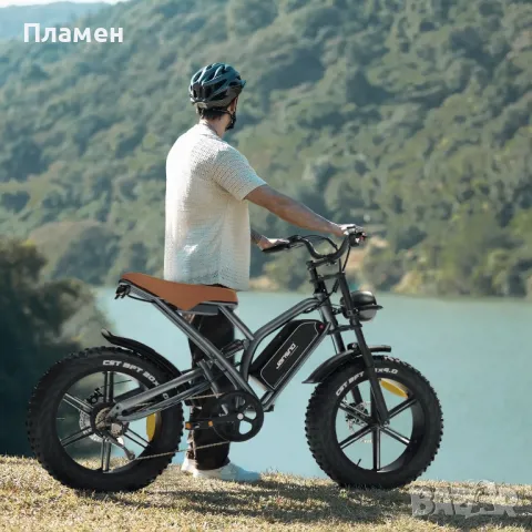 Ново!! Електрически велосипед Jansno X50 750W 48V/17Ah!! 45 км.ч., снимка 5 - Велосипеди - 50409492