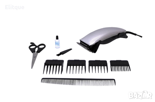 Машинка за подстригване Lexical LHC-5611, 12W, 4 различни гребена, Сив/Син, снимка 4 - Машинки за подстригване - 52870813