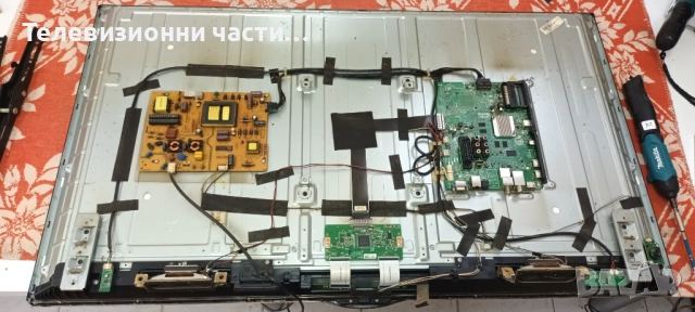 JVC LT-49VU72K със счупен екран VES490QNDL-2D-U11/17IPS72 190216R3A/17MB120 040316R2/6870C-0535B, снимка 3 - Части и Платки - 51880473
